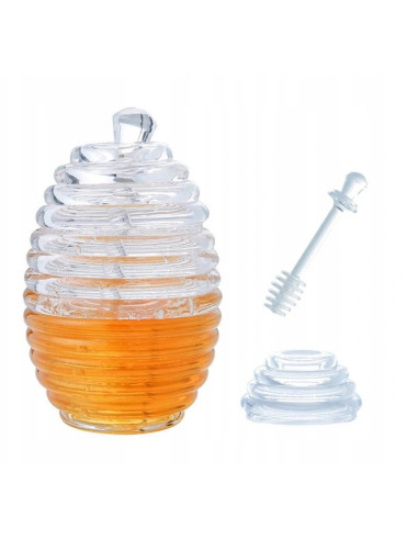 Słoik z Tworzywa Sztucznego do Miodu 200 ml z...