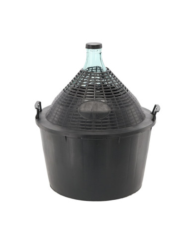 Balon Szklany 20L w Plastikowym Koszu