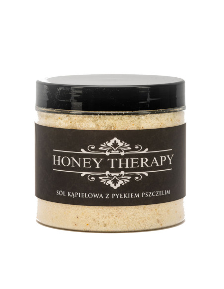 Sól do Kąpieli z Pyłkiem Pszczelim "Słodki Afrodyzjak" – Wanilia – 750g