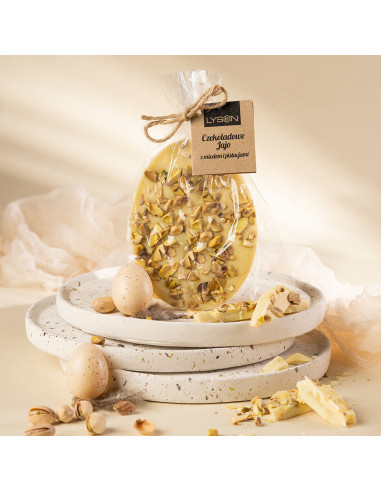 Czekolada Biała z Pistacjami w Kształcie Jajka...