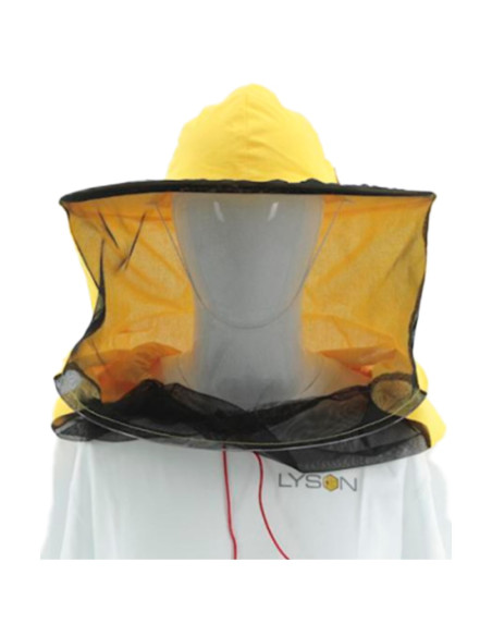 KAPELUSZ PSZCZELARSKI - Z PRZODU SIATKA ŚCIAGANA ORAZ Z PŁUTNEM Z TYŁU