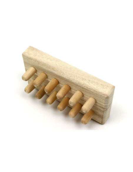 Drewniany Szablon do Wyrobu Miseczek Matecznikowych – 12 Gniazd