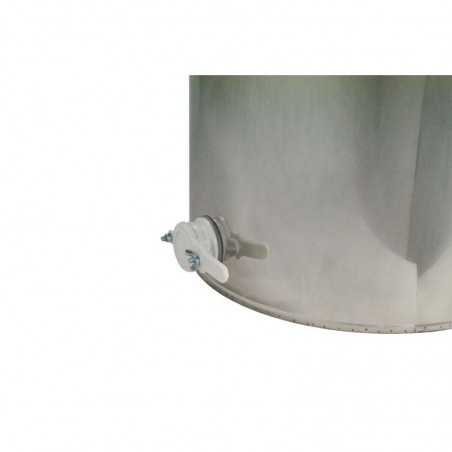 ODSTOJNIK NIERDZEWNY - ZAWÓR PLASTIKOWY 2" - 150L - OPTIMA LINE