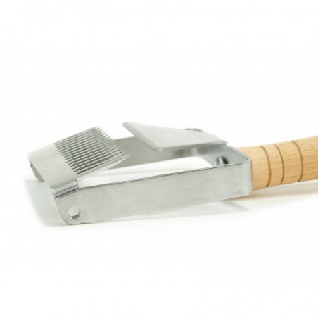 ODSKLEPIACZ WIDELCOWY Z DYSTANSEM NIERDZEWNY - RĄCZKA DREWNIANA