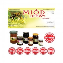 ETYKIETY NA MIÓD LIPOWY 116x50 – 100 SZT. 2