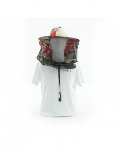 KAPELUSZ PSZCZELARSKI, BAWEŁNIANY - Z TYŁU...