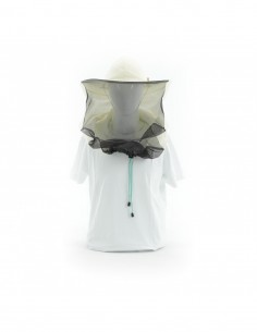 KAPELUSZ PSZCZELARSKI LNIANY - Z TYŁU PŁUTNO