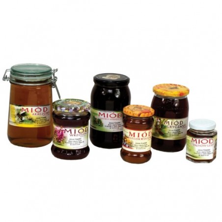 ETYKIETY NA MIÓD Z TERENÓW LEŚNYCH 116X50 – 100 SZT.