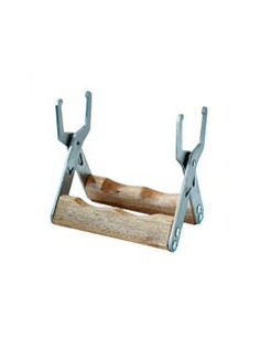 CHWYTACZ DO RAMEK - METALOWY Z DREWNIANĄ RĄCZKĄ