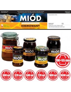 ETYKIETY Z KOTRETYKIETĄ NA MIÓD KREMOWANY 200X55 – 100 SZT. 2
