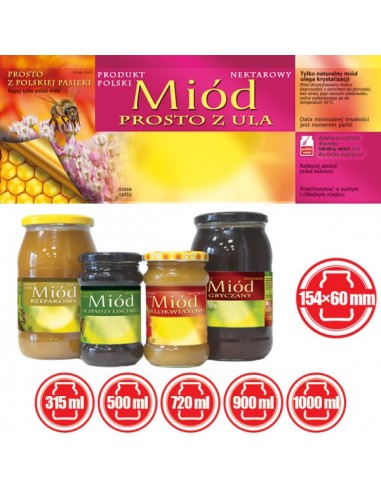 ETYKIETY NA MIÓD PROSTO Z ULA 154X60 (DUŻE) –...