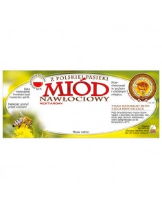 ETYKIETY NA MIÓD NAWŁOCIOWY 116X50 – 100 SZT.