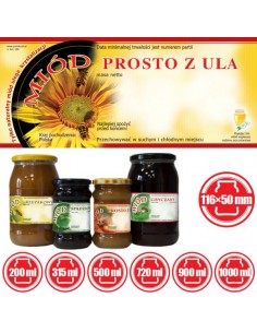 ETYKIETY NA MIÓD PROSTO Z ULA 116X50 – 100 SZT. 2