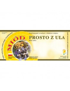 ETYKIETY NA MIÓD PROSTO Z ULA 116X50 – 100 SZT.