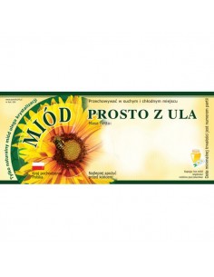 ETYKIETY NA MIÓD PROSTO Z ULA 116X50 – 100 SZT.