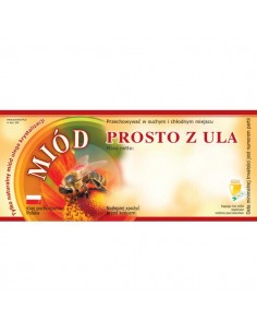 ETYKIETY NA MIÓD PROSTO Z ULA 116X50 – 100 SZT.