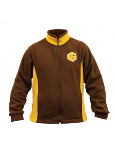 POLAR Z HAFTEM - BRĄZOWY