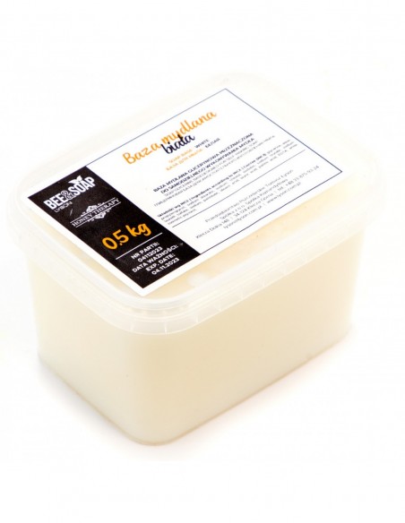 BAZA GLICERYNOWA, MYDLANA 500G - BIAŁA
