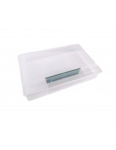 PODKARMIACZKA PLASTIKOWA PRZEŹROCZYSTA SKRZYNKOWA 3L