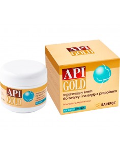 API-GOLD - KREM REGENERUJĄCY Z PROPOLISEM NA TWARZ I SZYJĘ