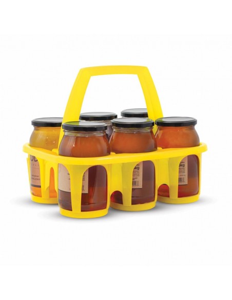KOBIAŁKA DO TRANSPORTU - NA SŁOIKI Z MIODEM - ŻÓŁTA