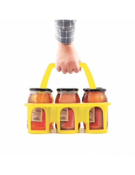 KOBIAŁKA DO TRANSPORTU - NA SŁOIKI Z MIODEM - ŻÓŁTA