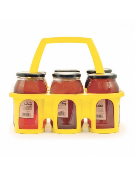 KOBIAŁKA DO TRANSPORTU - NA SŁOIKI Z MIODEM - ŻÓŁTA