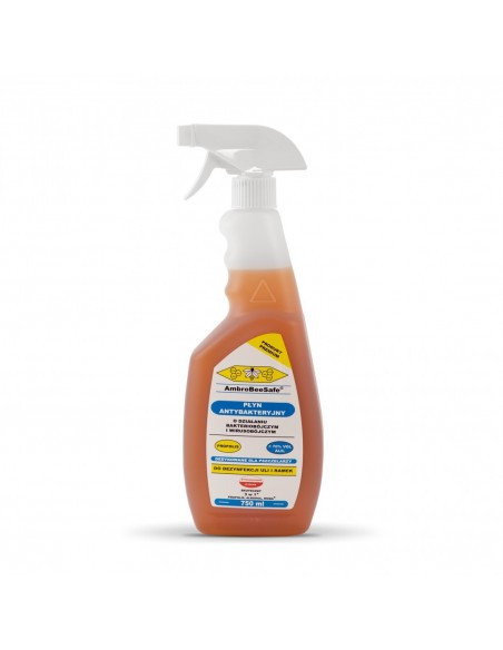AMBROBEE - PŁYN Z PROPOLISEM DO DEZYNFEKCJI POWIERZCHNI, ANTYBAKTERYJNY - OP. 750ML
