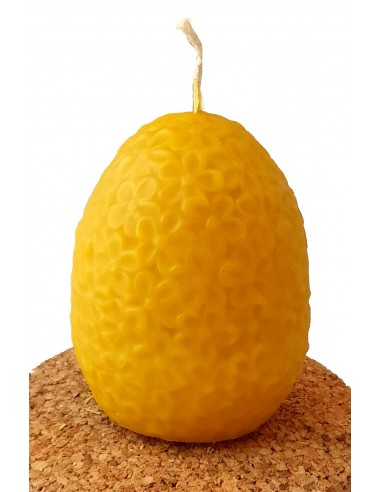 ŚWIECZKA - JAJKO W KWIATKI