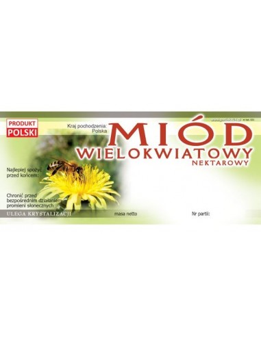ETYKIETY NA MIÓD UNIWERSALNA 116X50 – 100 SZT.