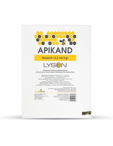APIKAND Z NOZEVIT (2,5ML / 1KG)  - CIASTO - 20...